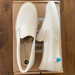 Mens Shoes Like Pottery White Slip on shoe